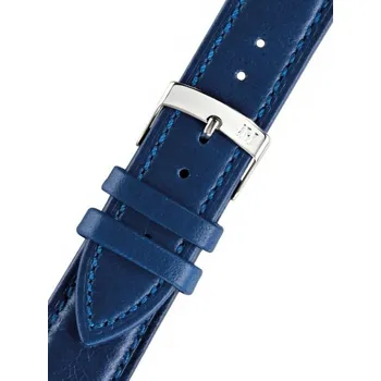 Řemínek na hodinky Kožený řemínek Morellato Musa 3935A69.065 M, modrý