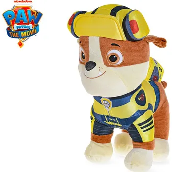 plyšák Paw Patrol Rubble plyšový 19cm 0m+