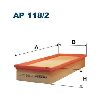 Vzduchový filtr Vzduchový filtr FILTRON AP 118/2