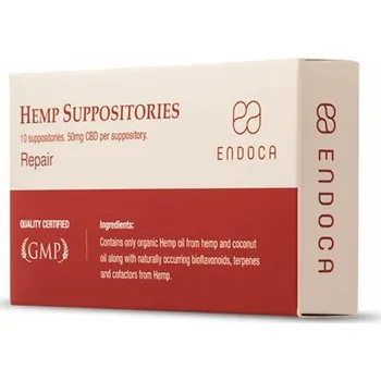 CBD Endoca Konopné čípky 500 mg 10 čípků