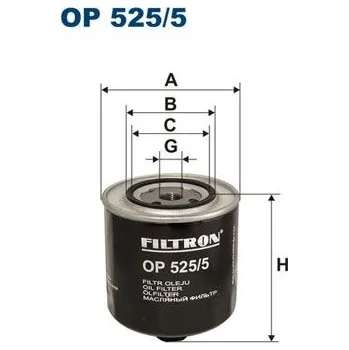 Filtr do auta Olejový filtr FILTRON OP 525/5