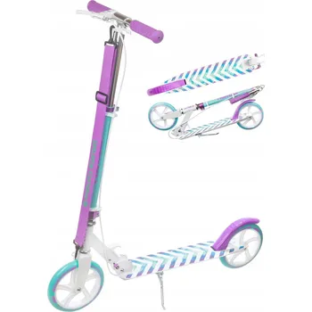 Koloběžka Skládací koloběžka Raven Pastelle ABEC9 200mm s ruční brzdou