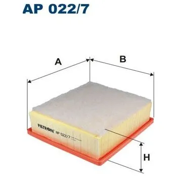 Vzduchový filtr Vzduchový filtr FILTRON AP 022/7