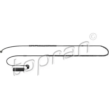 Brzdový systém Výstražný kontakt, opotřebení obložení TOPRAN 500 660