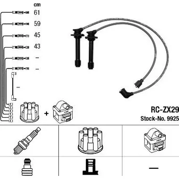 Zapalovací kabel Sada kabelů pro zapalování NGK 9925