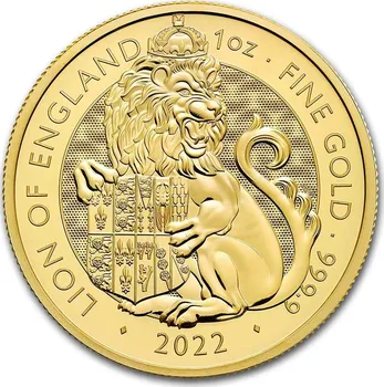 The Royal Mint Zlatá mince The Royal Tudor Beasts The Lion of England 1 oz 2022 31,1 g
