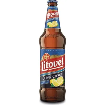 Pivo Pivovar Litovel Free černý citron nealko 0,5 l sklo
