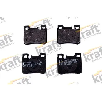 Brzdová destička Sada brzdových destiček, kotoučová brzda KRAFT AUTOMOTIVE 6011140