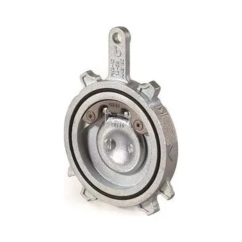 Kanalizační potrubí Mezipřírubová vodorovná zpětká klapka série 06 - bez pružiny - DN 125; L=29mm