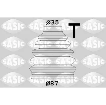 Hřídel nápravy Sada měchů, hnací hřídel SASIC 2933033