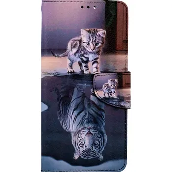 Pouzdro na mobilní telefon Pouzdro Realme C35 knížkové Tygr (kryt neboli obal na Realme C35)