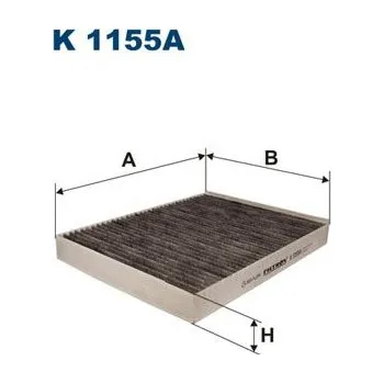 Ventilátor topení a klimatizace Filtr, vzduch v interiéru FILTRON K 1155A