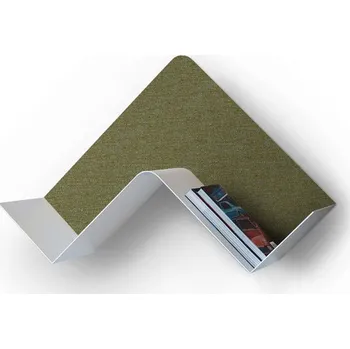 police Závěsná police B-Line Fishbone white green