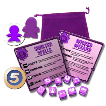 Desková hra Phase Shift Games Dungeon Drop - Wizards & Spells - EN