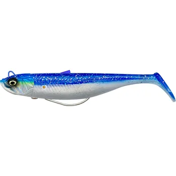 Nástraha Savage Gear Gumová Nástraha Minnow WL Sinking Blue Pearl Silver 2+1 - 12,5 cm 28 g