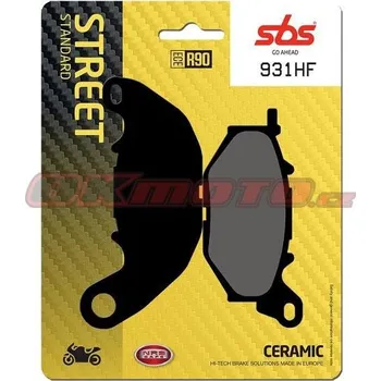 Brzdová destička Přední brzdové destičky SBS 931HF - Yamaha MT-03, 321ccm - 16-23