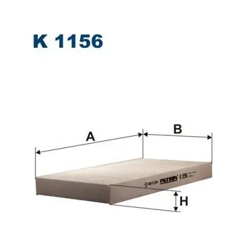 Autodíl Filtr, vzduch v interiéru FILTRON K 1156