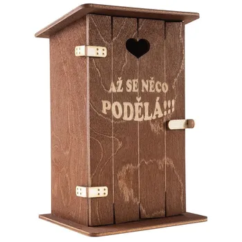 Living Spoon Pokladnička kadibudka Až se něco podělá!!! Žertovný předmět Living Spoon Pokladnička kadibudka Až se něco podělá!!!