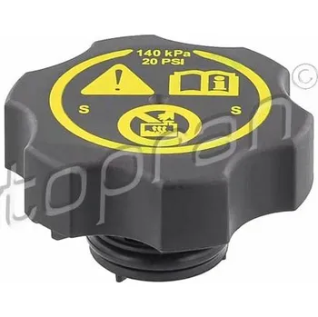 Palivová nádrž Uzavírací víčko, nádoba chladiva TOPRAN 208 809