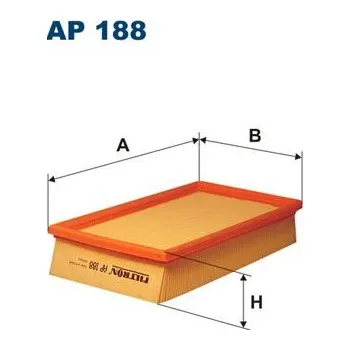 Filtr do auta Vzduchový filtr FILTRON AP 188