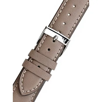 Řemínek na hodinky Kožený řemínek Morellato Ligabue M 3495006.029, šedý