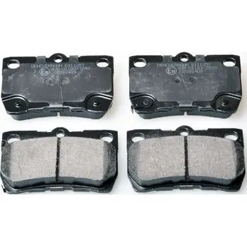 Brzdový systém Sada brzdových destiček, kotoučová brzda DENCKERMANN B111257