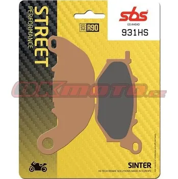 Brzdová destička Přední brzdové destičky SBS 931HS - Yamaha YZF-R3, 321ccm - 15-22