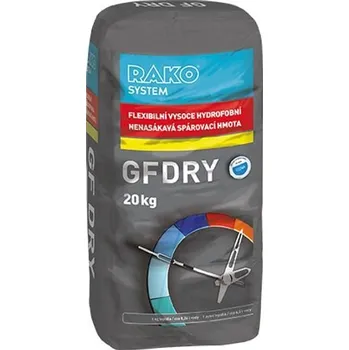 Spárovací hmota GFDRY 100 bílá - flexibilní vysoce hydrofobní nenasákavá spárovací hmota, 5 kg B.GFDRY.R005.100