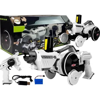 RC model auta Mamido Auto na dálkové ovládání R/C pistole 2v1 bílé