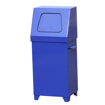 Odpadkový koš Venkovní odpadkový koš s klapkou Červená RAL 3000