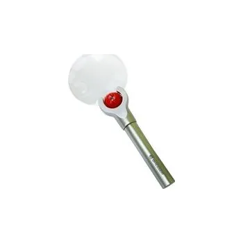 Lupa Lupa Bresser 2,5x/4x 88 mm s osvětlením, kov