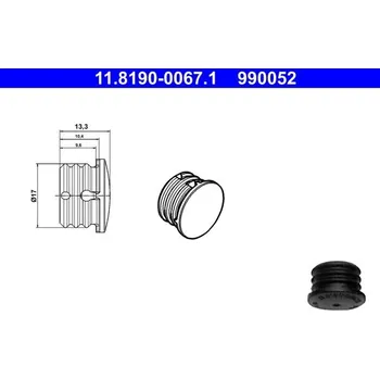 Těsnění motoru Těsnicí / ochranná zátka ATE 11.8190-0067.1