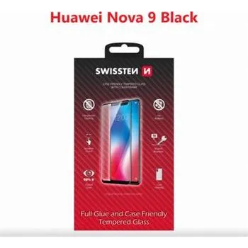 Telefonní příslušenství SWISSTEN OCHRANNÉ SKLO HUAWEI NOVA 9 ČERNÉ