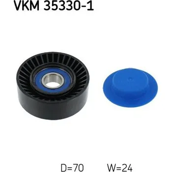 Vratná/vodicí kladka, klínový žebrový řemen SKF VKM 35330-1