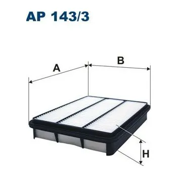 Vzduchový filtr Vzduchový filtr FILTRON AP 143/3