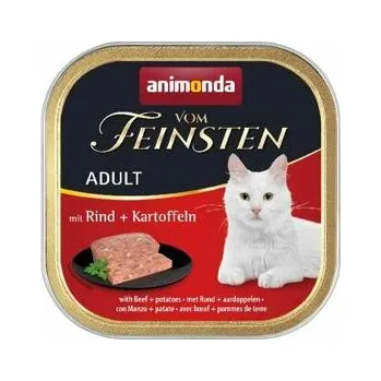 Krmivo pro kočku 16ks ANIMONDA paštika ADULT - hovězí + brambory pro kočky100g