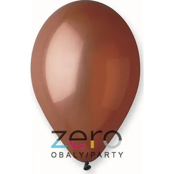 Balónek Balónky nafukovací pr. 26 cm, 20 ks (pastel) - hnědé