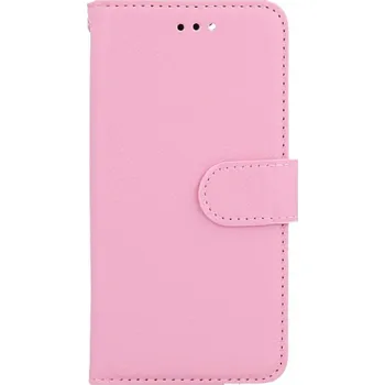 Pouzdro na mobilní telefon Pouzdro iPhone SE 2022 knížkové světle růžové s přezkou (kryt neboli obal na iPhone SE 2022)