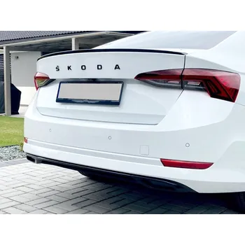 Tuning Dummy – koncovky výfuku se středovou lištou Škoda Octavia IV 2019- černá lesklá | Milotec