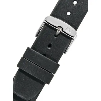 Řemínek na hodinky Plastový řemínek Morellato Lugano Rubber M 5183556.019, černý, Quick Release