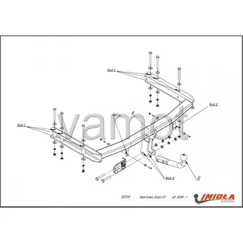 Tažné zařízení Tažné zařízení Seat Exeo ST (Kombi) (2009 - 2013) (4747)