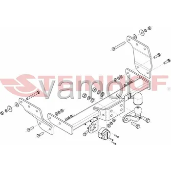 Tažné zařízení Tažné zařízení Ford Transit, skříň (také Minibus) bez stupínku (2000 - 2013) (7462)