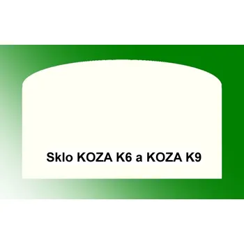 Krbová kamna Žáruvzdorné sklo pro kamna Koza K6 a Koza K9