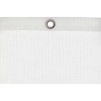 Krycí plachta Sluneční prodyšná plachta PE 200 g/m2, zesílený lem, bílá