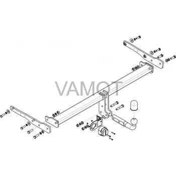 Tažné zařízení Tažné zařízení VW Touran II (2015 a novější) (5897)
