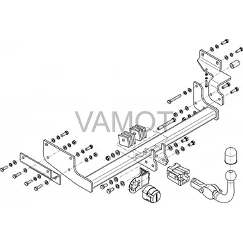 Auto-moto Tažné zařízení Volvo S40 4D (2000 - 2004) (4129)