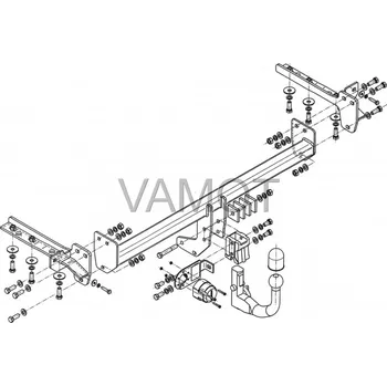 Tažné zařízení Tažné zařízení Honda FR-V (2005 - 2010) (4539)