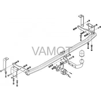 Tažné zařízení Tažné zařízení Mercedes W 415 Citan (2012 a novější) (4636)