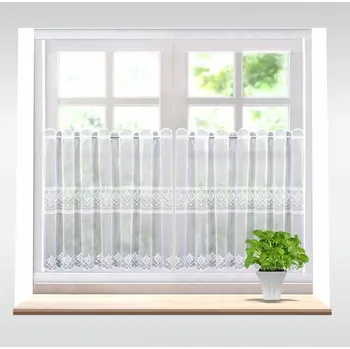 Záclona Záclona dreher , Delan vitrážka metráž, bílá