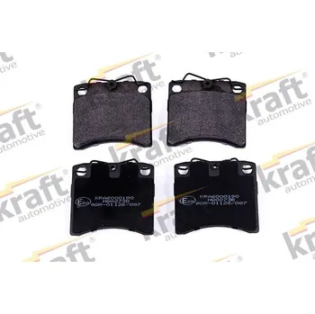 Brzdový systém Sada brzdových destiček, kotoučová brzda KRAFT AUTOMOTIVE 6000190